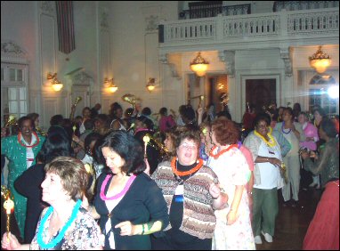 Bourne Mansion - banquet Conga Line